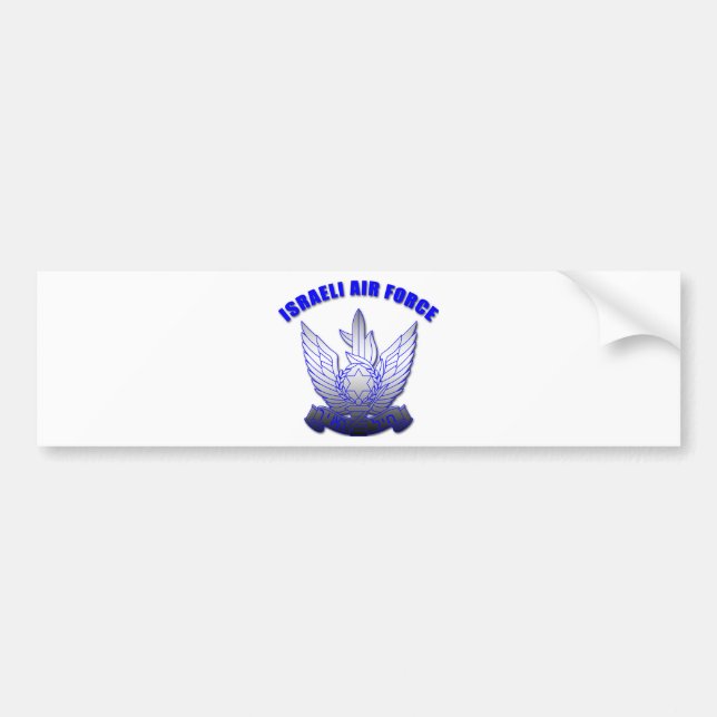 Israeli Air Force Bumper Sticker (Front)