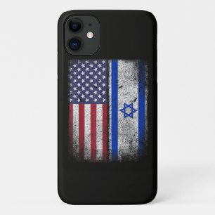 Israeli American Flag Israel Usa Roots America Case-Mate iPhone Case