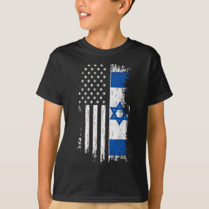 Israeli American Flag - Pride Israel Usa Shirt