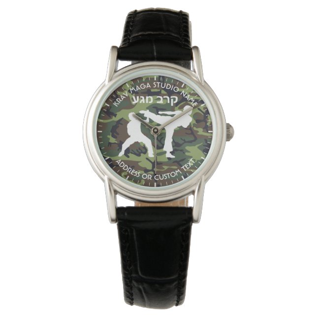 Israeli Combat System Krav Maga Studio Owner Watch (Front)
