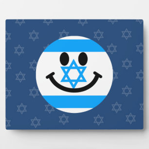 Israeli flag face plaque