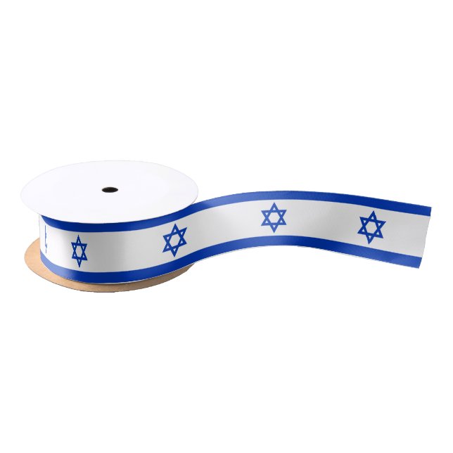 Israeli Flag (Israel) Satin Ribbon (Spool)
