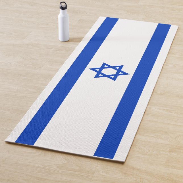 Israeli Flag (Israel) Yoga Mat (In Situ)