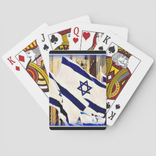 Israeli Flag Playing Cards