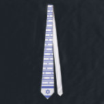 Israeli Flag Tie<br><div class="desc">This Israeli tie is absolutely gorgeous and is the perfect way to show your Jewish pride. A unique fashion item that is perfect to wear to a bar or bat mitzvah and also makes a great Hanukkah gift. Wear this any time, and it is sure to strike up a conversation....</div>