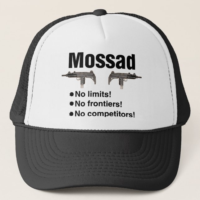 Israeli Mossad, best intelligence agency of World Trucker Hat (Front)