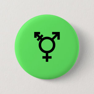 Israeli Transgender Pride Flag 6 Cm Round Badge