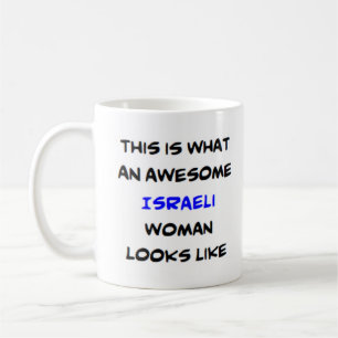 israeli woman, awesome coffee mug