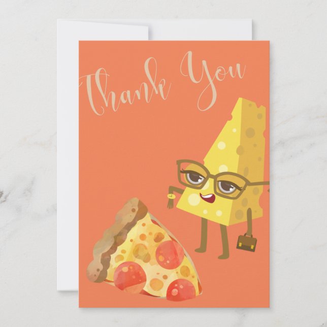 Issa Pizza Thank You Card (Front)