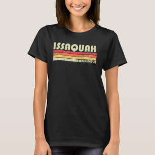 Issaquah Wa Washington Funny City Home Roots Retr T-Shirt