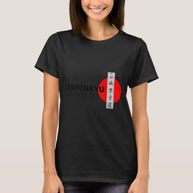 Isshinryu Karate Do Rising Sun T Shirt  (Front)