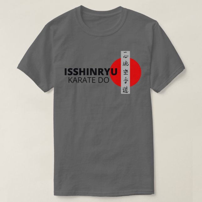 ISSHINRYU KARATE DO RISING SUN T-Shirt (Design Front)