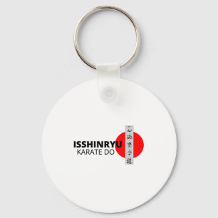 Isshinryu Karate Do Rising Sun T Shirt Key Ring