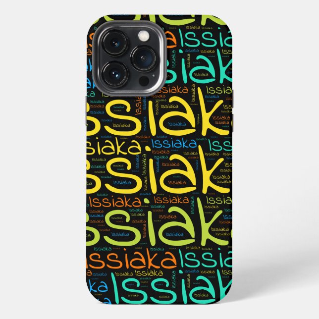 Issiaka iPhone Case (Back)