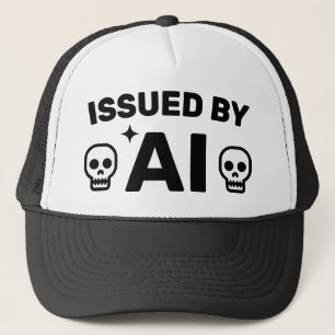 Issued by AI™ Trucker Hat