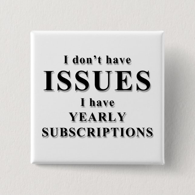 Issues button (Front)
