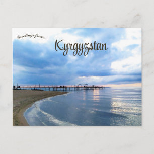 Issyk Kul in Kyrgyzstan Postcard