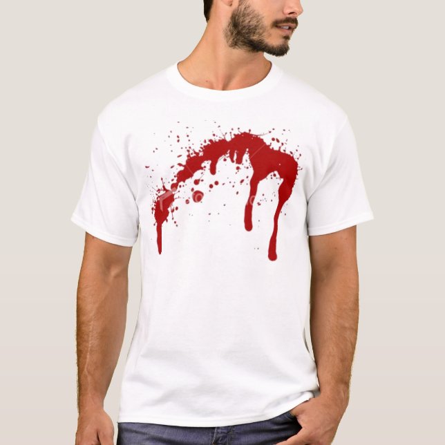 ist2_407872-blood-splatter, ASAMS T-Shirt (Front)