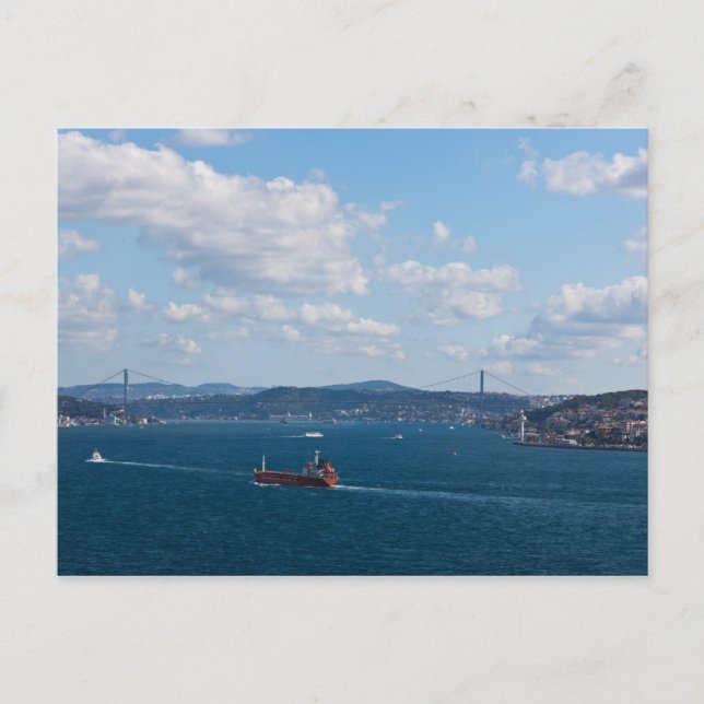 Istanbul Bosporus Postcard (Front)
