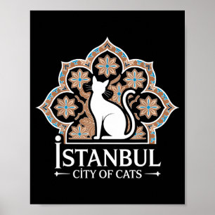 Istanbul City Of Cats Turkish Heritage Hagia Sophi Poster