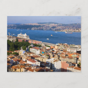 Istanbul Cityscape Postcard