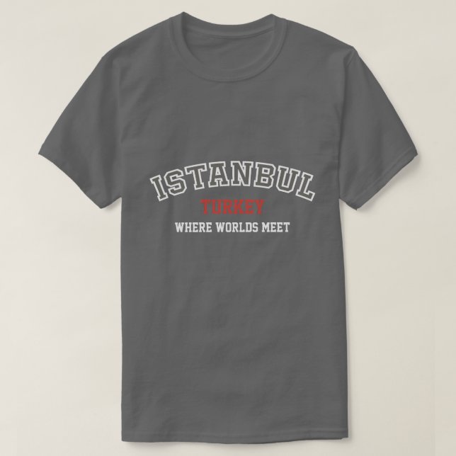 Istanbul Dark Style T-Shirt (Design Front)