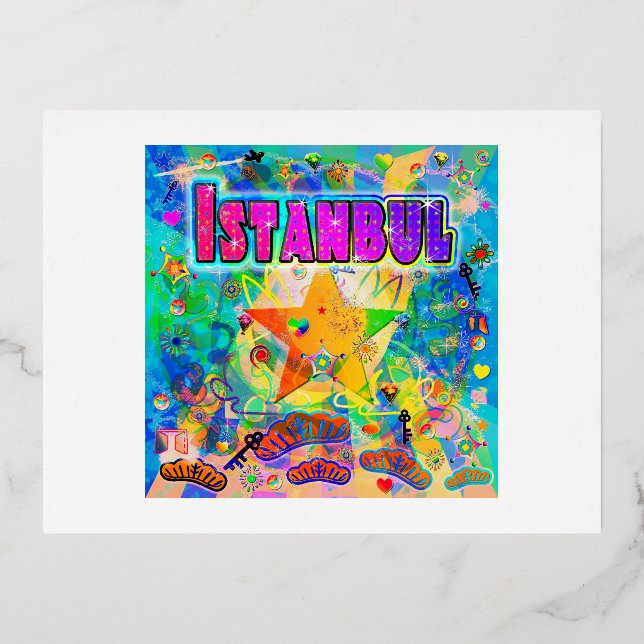 Istanbul Epoch Hour Postcard (Front)