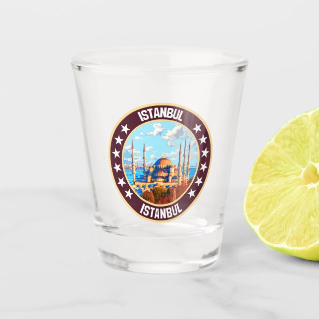 Istanbul                                           shot glass (Front)