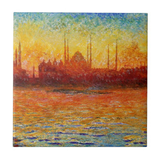 Istanbul Skyline 3 Tile