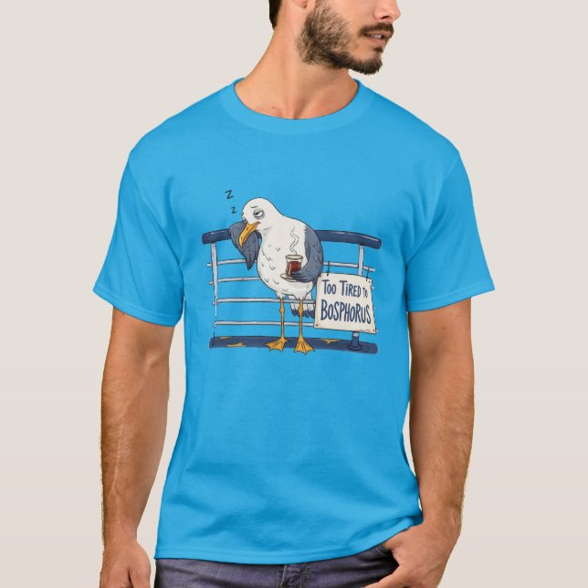 Istanbul Themed Seagull T-Shirt (Front)