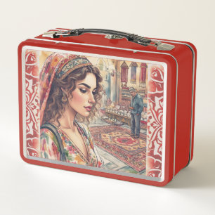 Istanbul Tourist Destination,Turkish, Turkeye Metal Lunch Box