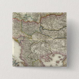Istanbul, Turkey 15 Cm Square Badge