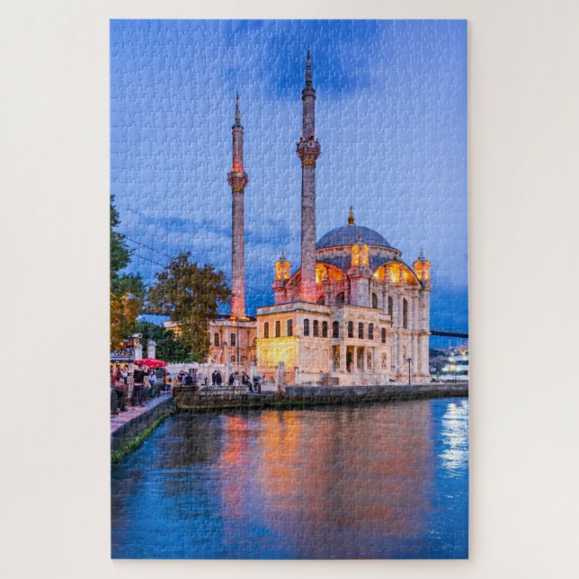 Istanbul, Turkey - baroque mosque of Ortakoy Jigsaw Puzzle (Vertical)