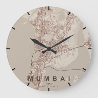 Istanbul Turkey City Map Minimal Large Clock