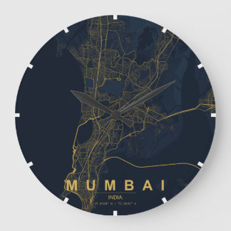 Istanbul Turkey City Map Minimal Large Clock