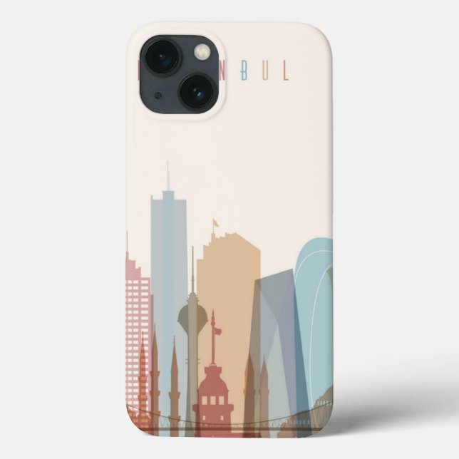 Istanbul, Turkey | City Skyline Case-Mate iPhone Case (Back)