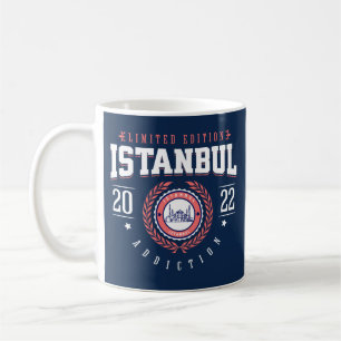 Istanbul Turkey City Traveller Sports Style Navy Coffee Mug
