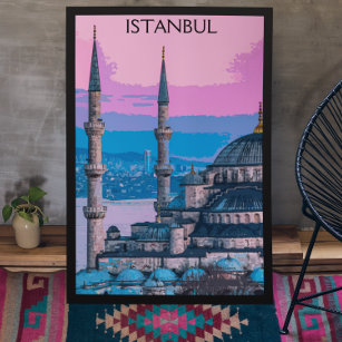 Istanbul Turkey Hagia Sophia Architecture Poster