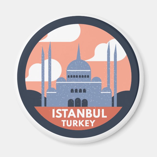 Istanbul Turkey magnet  (Front)