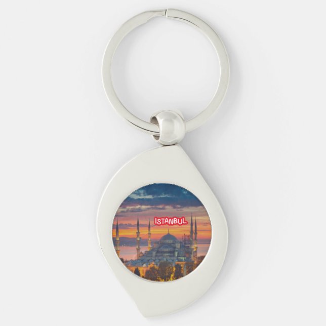 Istanbul Turkey Souvenir Key Ring (Front)