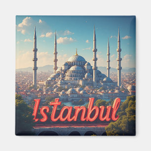 Istanbul Turkey Travel Gift For Explorers 🗺️ Magnet