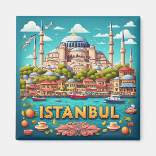 🧲 Istanbul Turkey Travel Memory For Visitors 🧲 Magnet