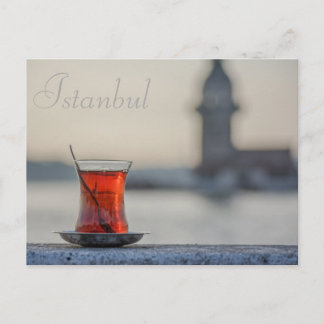 Istanbul - Turkish tea post card