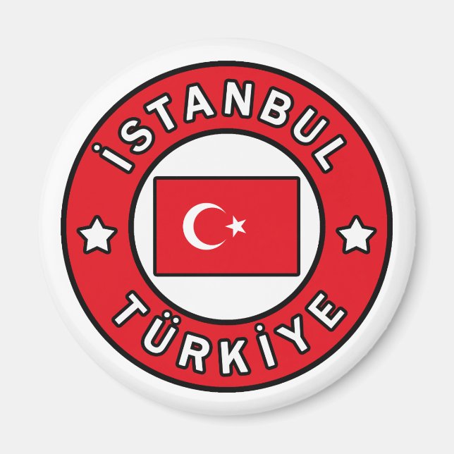 İstanbul Türkiye Magnet (Front)