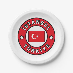 İstanbul Türkiye Paper Plate