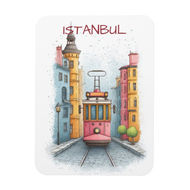 Istanbul Turkiye Travel Magnet (Vertical)
