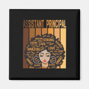 Istant Principal Afro African Women Black History  Magnet