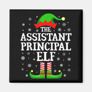 Istant Principal Elf Funny Christmas Family Matchi Magnet