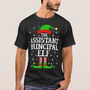 Istant Principal Elf Funny Christmas Family Matchi T-Shirt