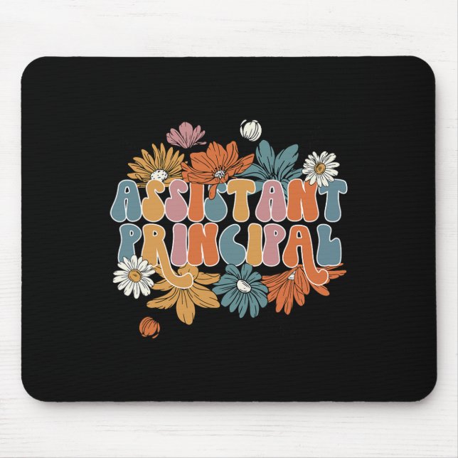 Istant Principal Hello Fall Autumn Thanksgiving  Mouse Pad (Front)